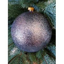 Новогодний шар "Блестки" Ø130мм гранит